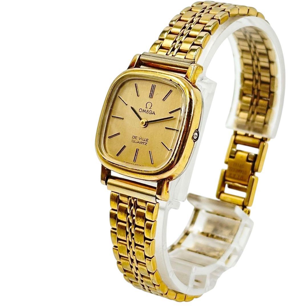 OMEGA デビル　De Ville腕時計　ジュネーブ　ゴールド　スクエア