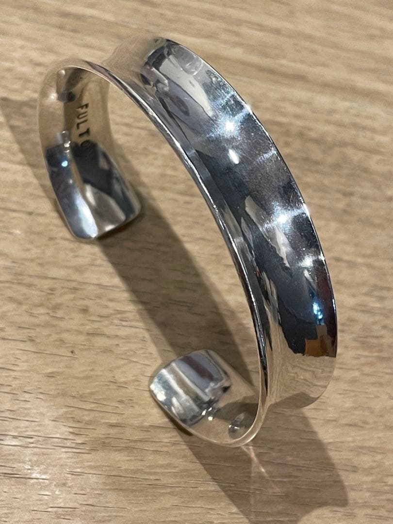 ◆感謝価格◆FULTON◆シルバー950◆エルラインミドルバングル◆