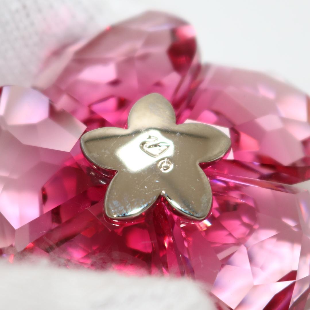 【美品】スワロフスキー Darose クリスタルレッド 956808 フラワー