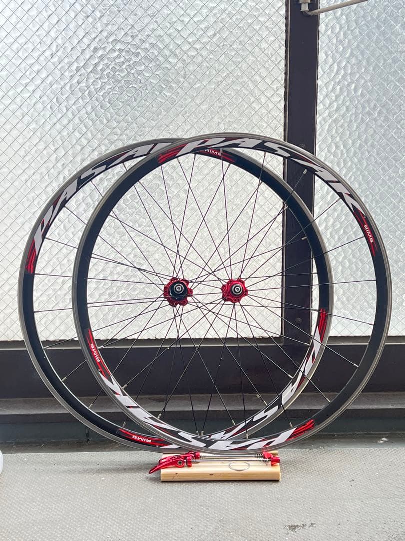 PASAK 爆音 ロードバイクホイール 前後セット 700C