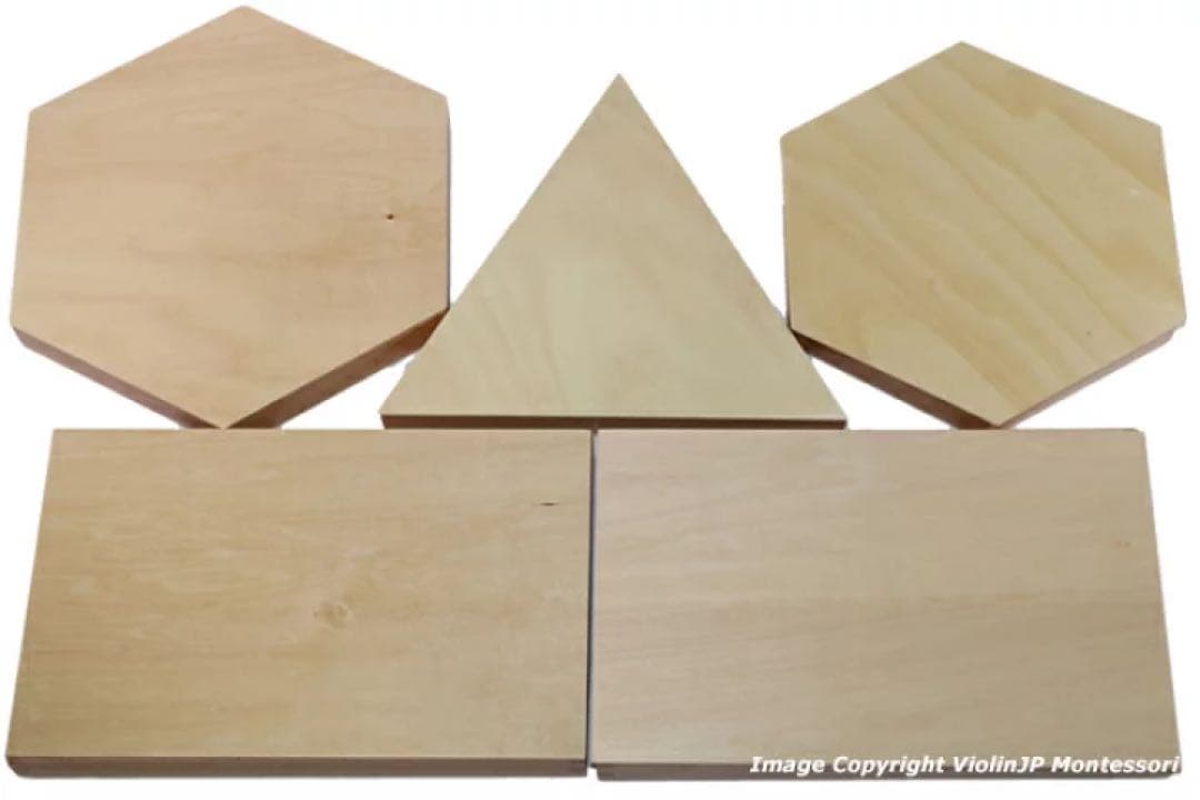 モンテッソーリ　構成三角形 5箱セット Montessori