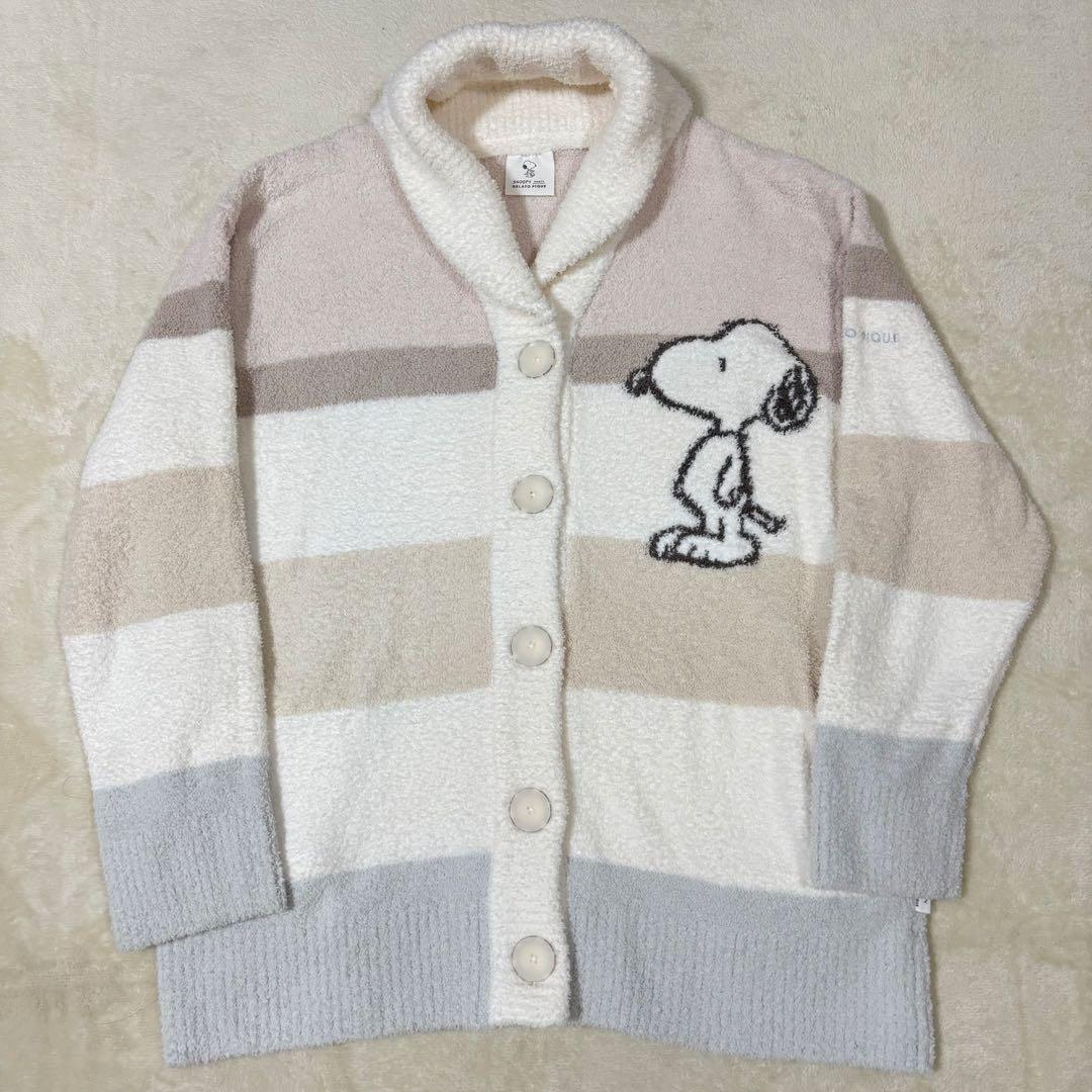 【新品】ジェラピケ スヌーピー ベビモコ ショールカーディガン ロングパンツ