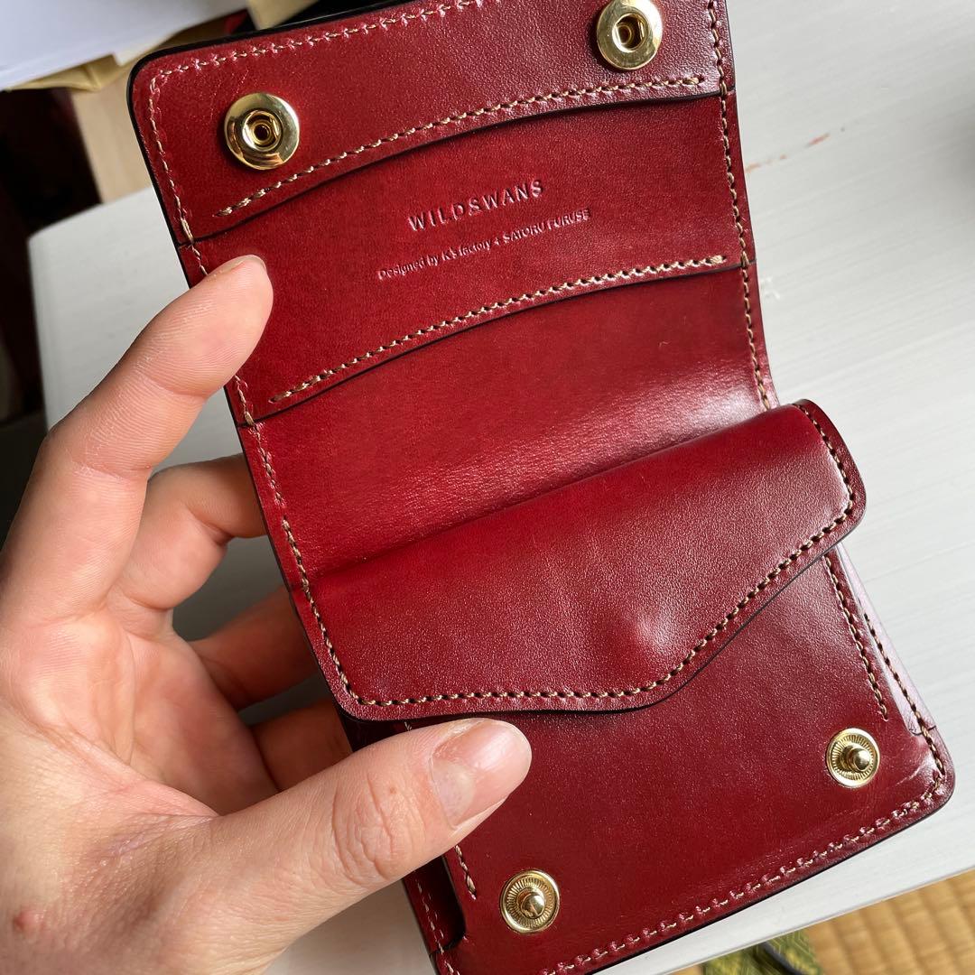 WILDSWANS kf-003 サドルプルアップ バーガンディ