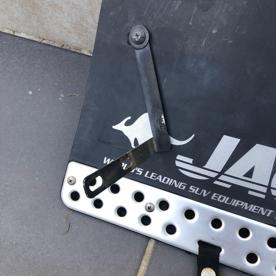 ジャオス　マットフラップ　マットガード　エクストレイル t32 黒　ねじなし