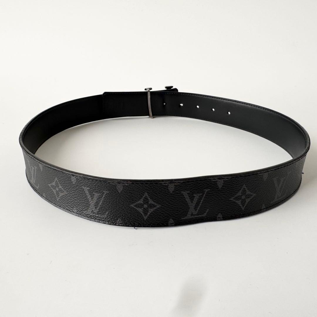 【美品】ルイヴィトン ベルト モノグラム　イニシャル サンチュール シルバーLV
