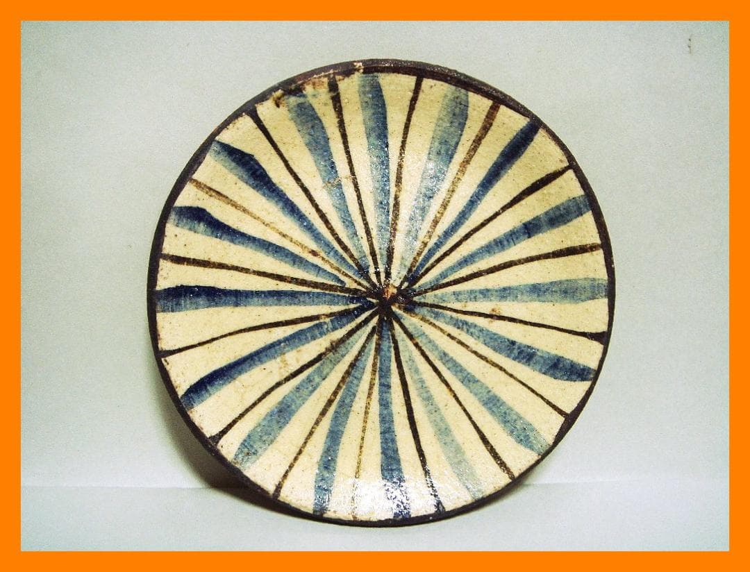 912『呉須 麦わら 豆皿 手塩皿 5枚』　/骨董品 古美術 アンティーク 古玩