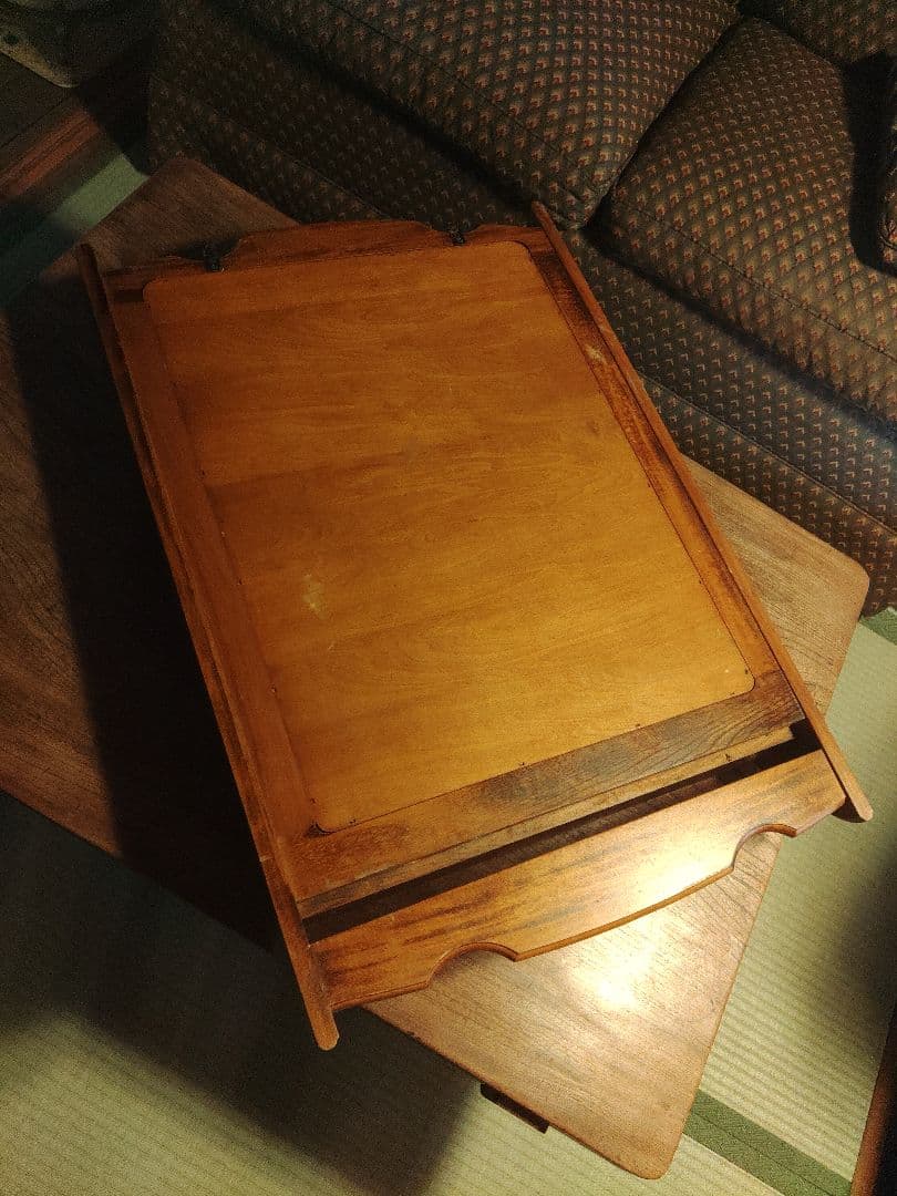 希少　オールドカリモク　コロニアルシリーズ　ウォールミラー　壁掛け　鏡　レトロ