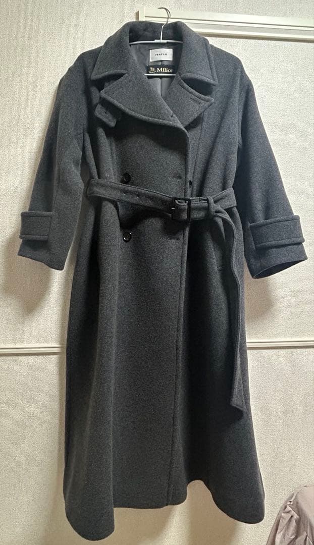 フレイアイディー スタンドカラーダブルコート