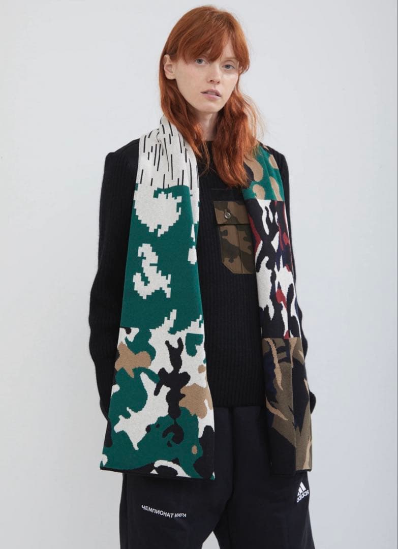 Гоша Рубчинский カモフラージュマフラー