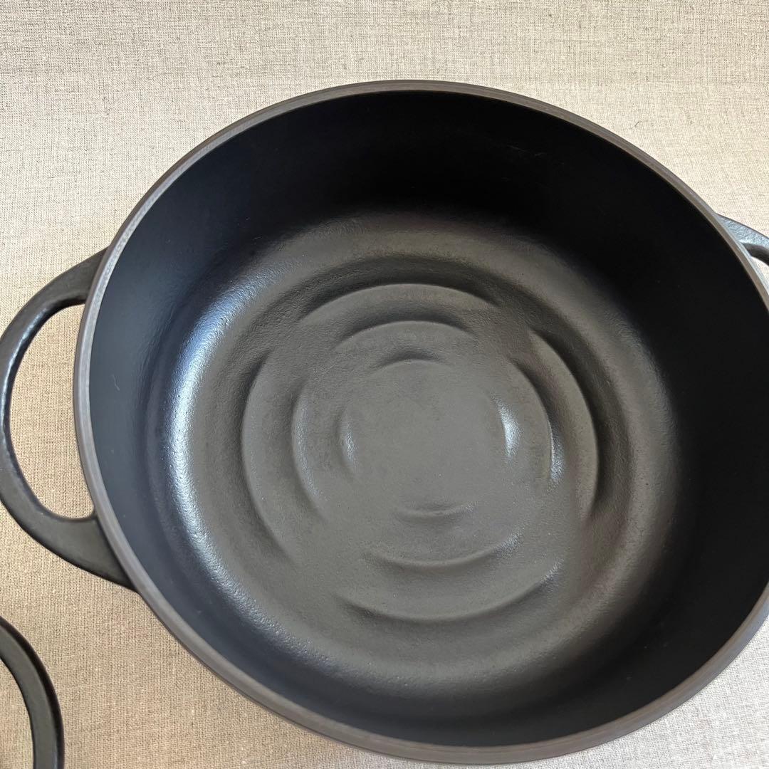 Vermicular 両手鍋 26cm SUKIYAKI マットブラック