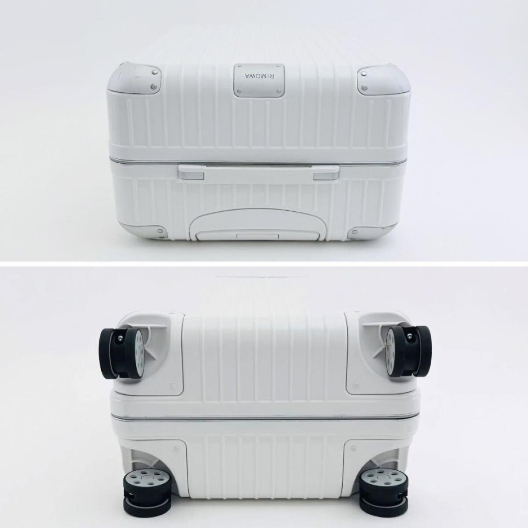 生涯保証 美品 リモワ ハイブリッド チェックイン M 62L TSAロック 白