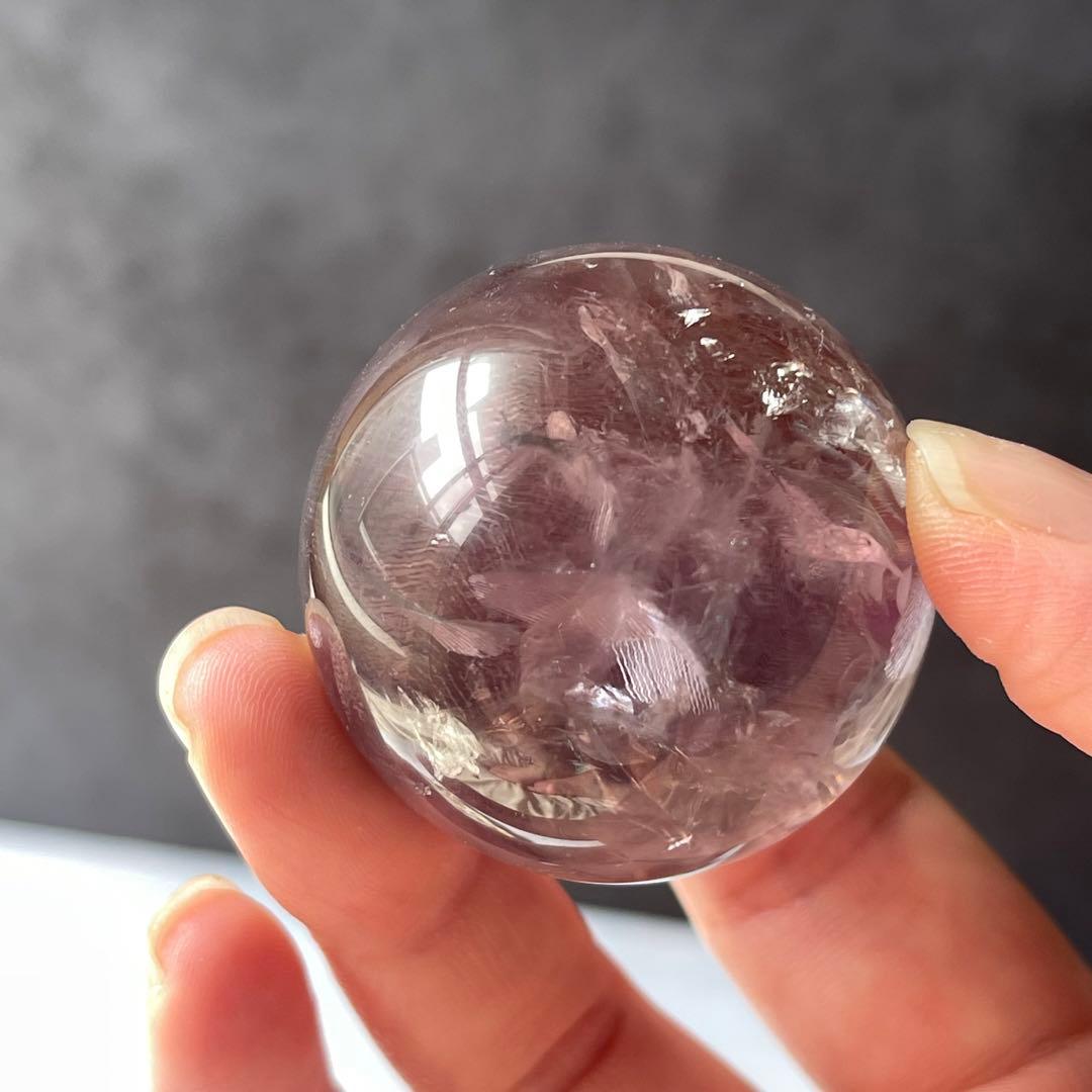 天使の指紋 スモーキーアメジスト スフィア
