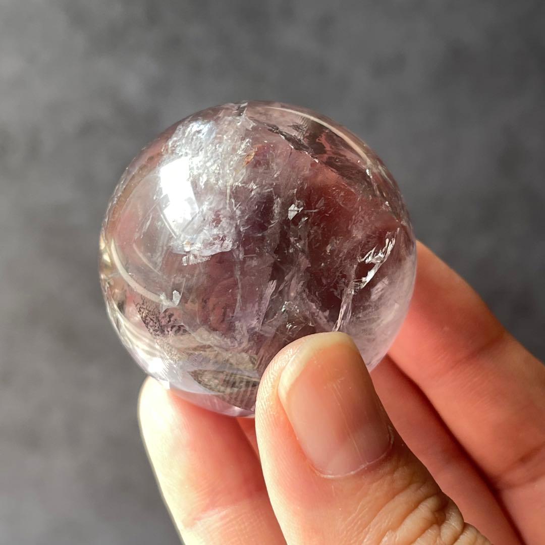 天使の指紋 スモーキーアメジスト スフィア