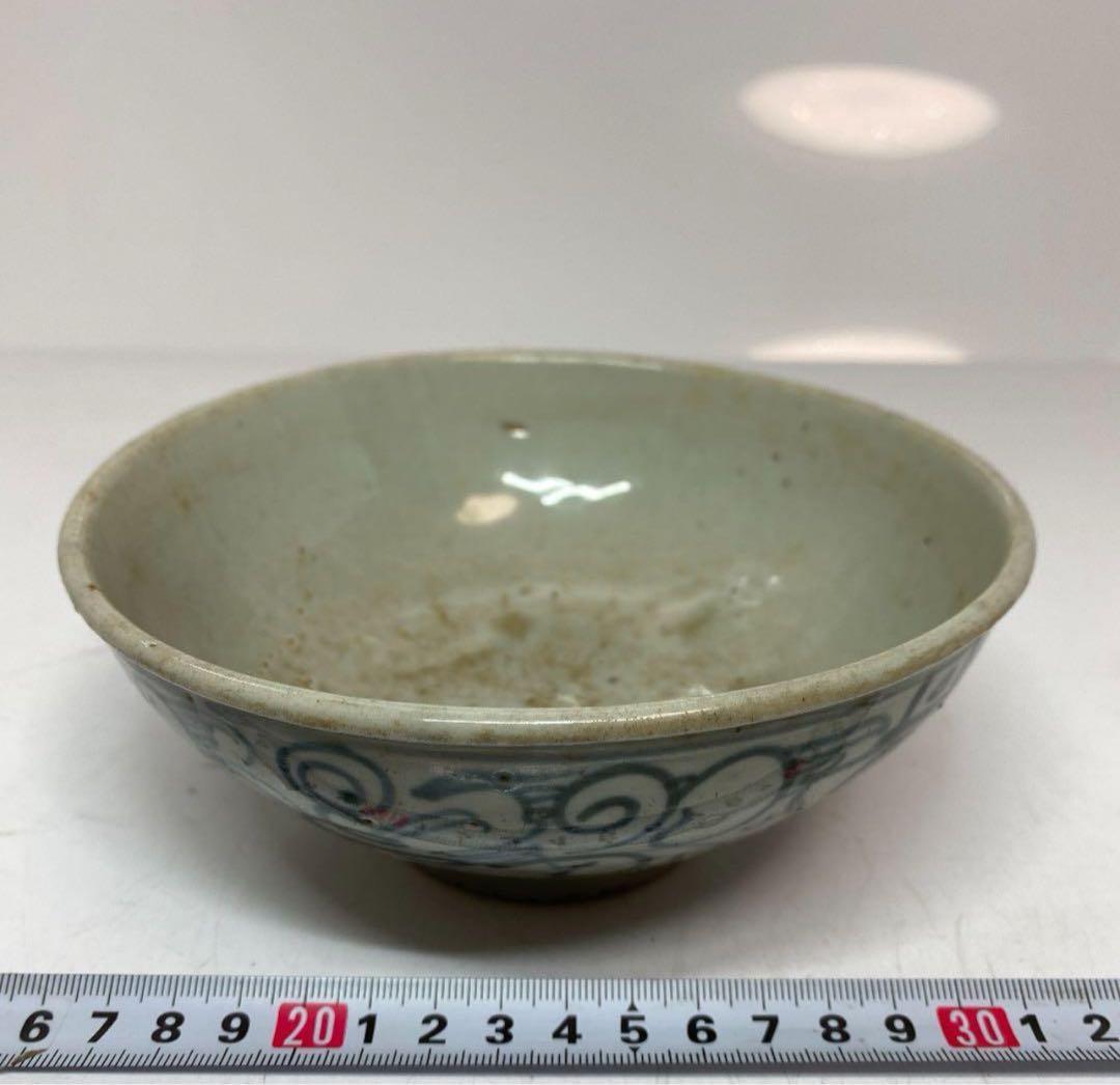16世期　安南染付茶碗　16cm