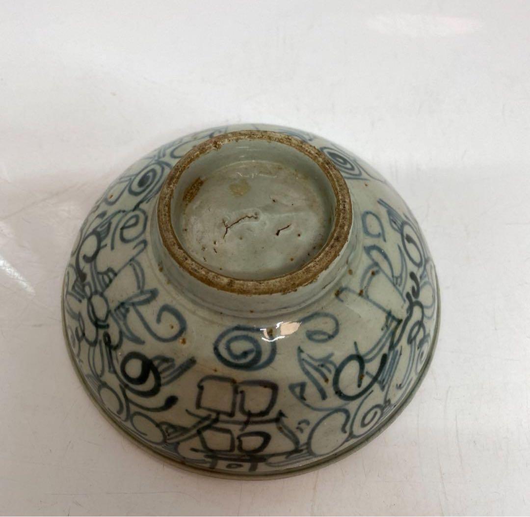 16世期　安南染付茶碗　16cm