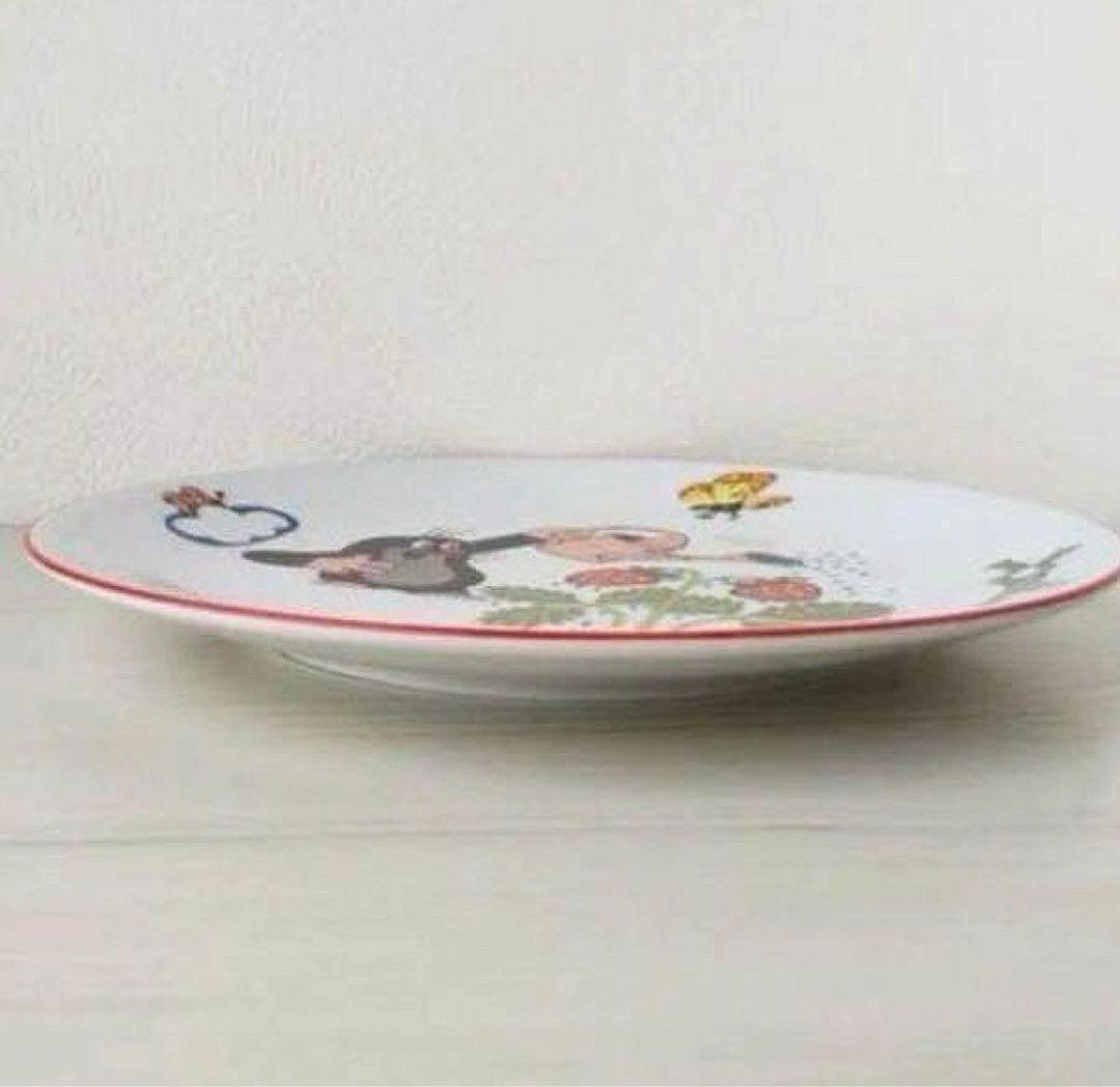 新品　チェコ　もぐらのクルテク　プレート　21cmサイズ　庭仕事