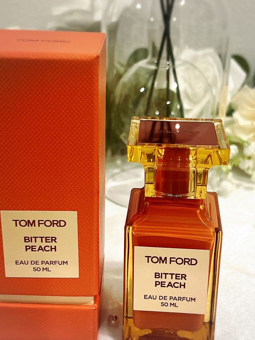 先日購入 国内正規 トムフォード ビターピーチ オードパルファム 50ml 購入