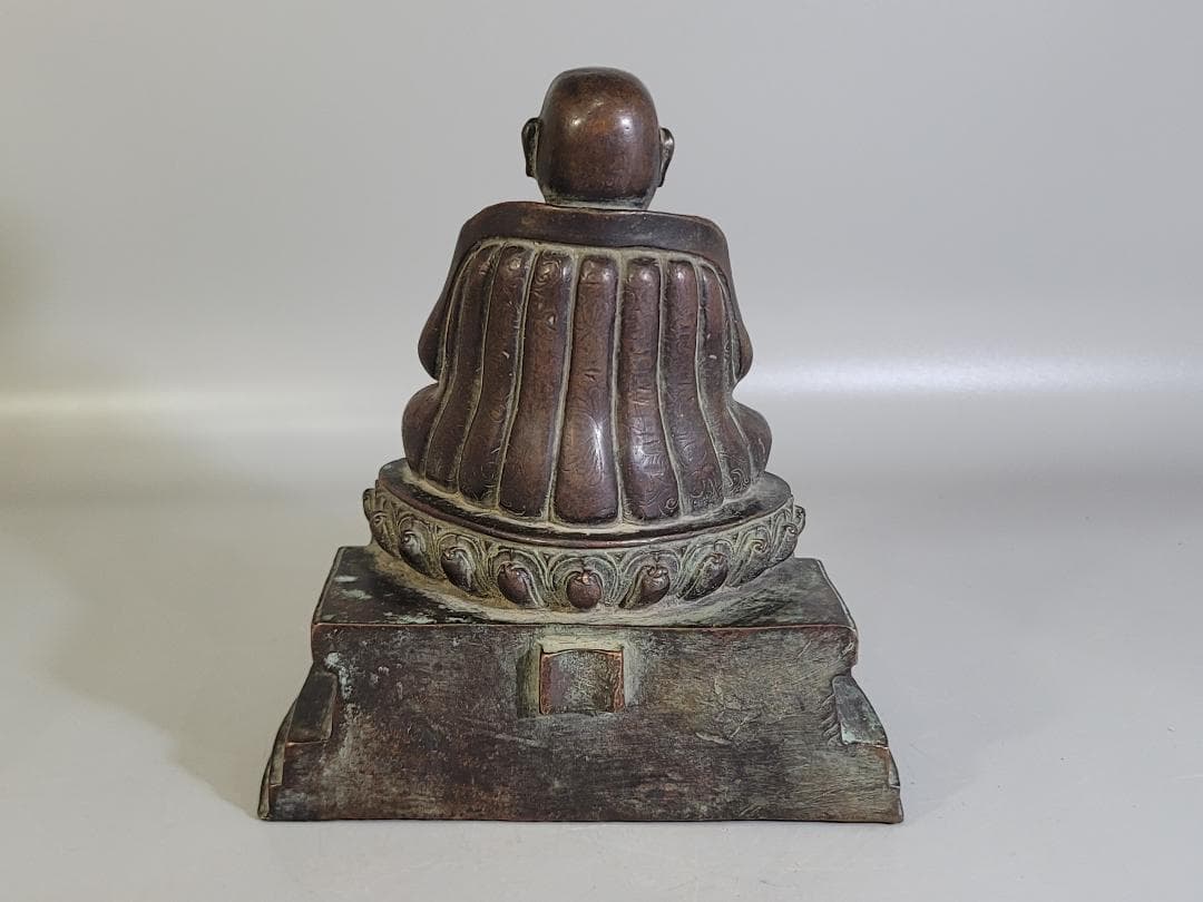 仏教美術 中国 銅 釈尊坐像