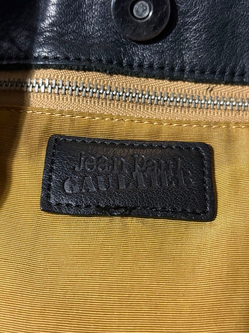 バッグ Jean Paul Gaultier leather tote bag