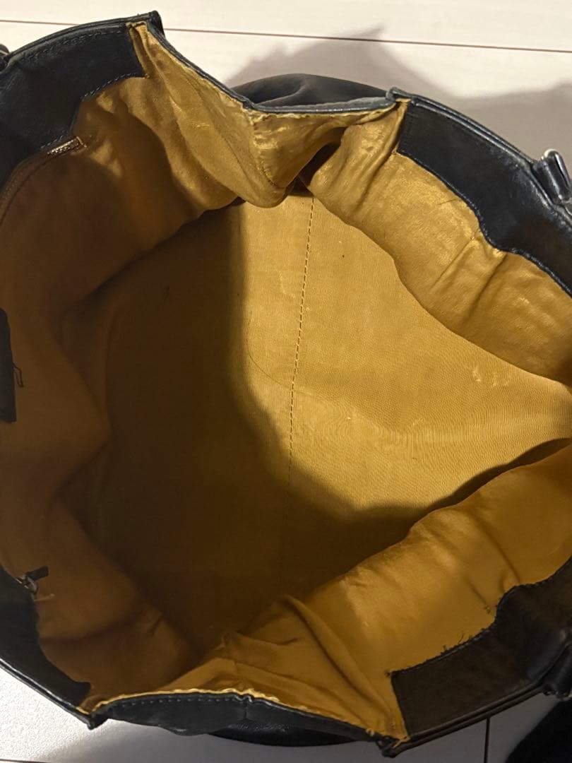 バッグ Jean Paul Gaultier leather tote bag