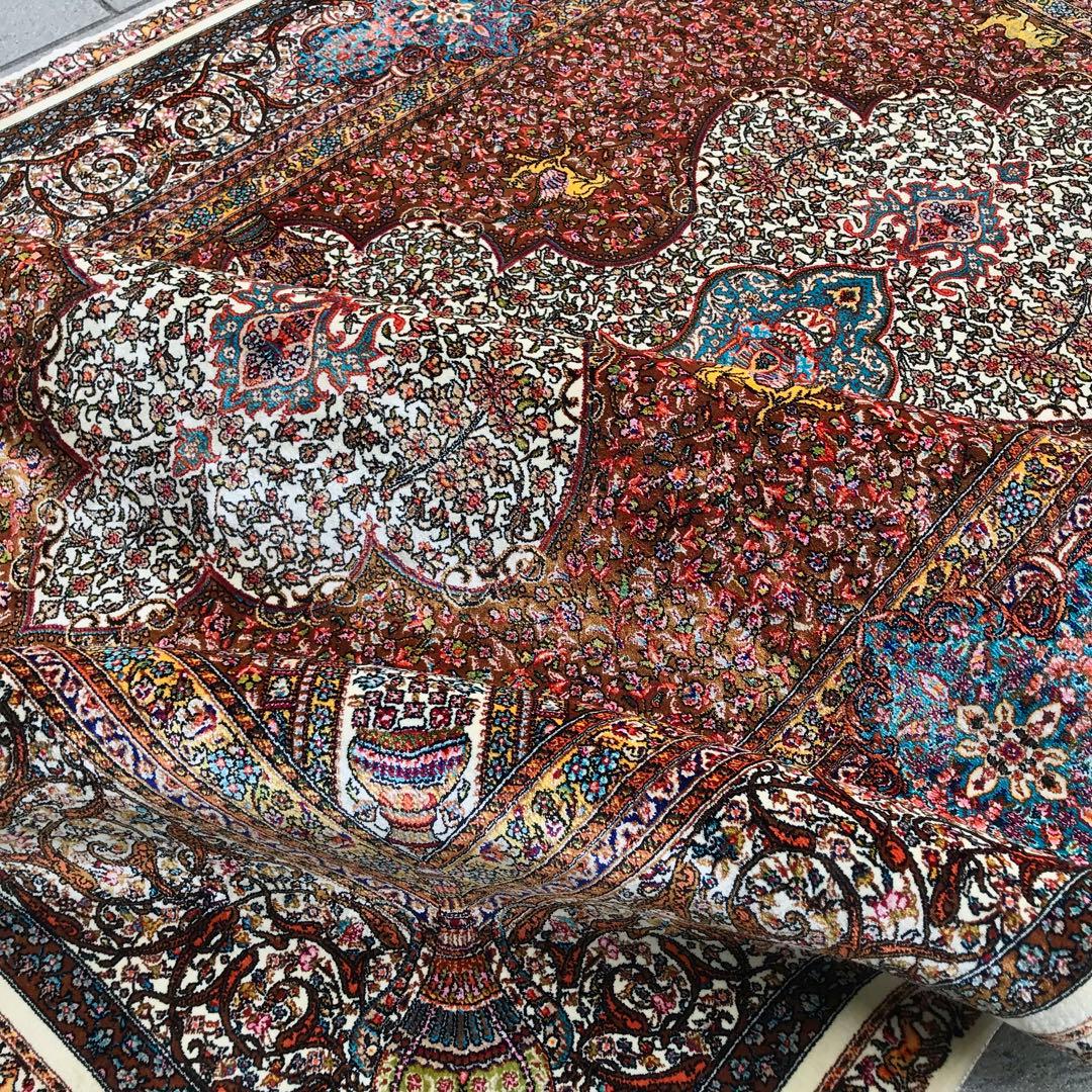 ペルシャ クム シルク ラグ/サイズ:100x150cm.. .. 249.