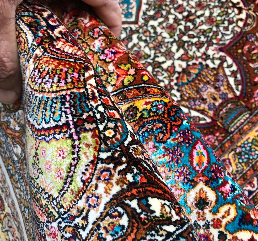 ペルシャ クム シルク ラグ/サイズ:100x150cm.. .. 249.