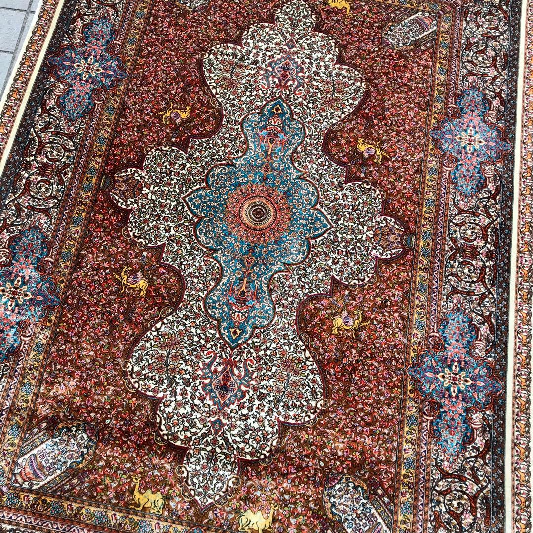 ペルシャ クム シルク ラグ/サイズ:100x150cm.. .. 249.