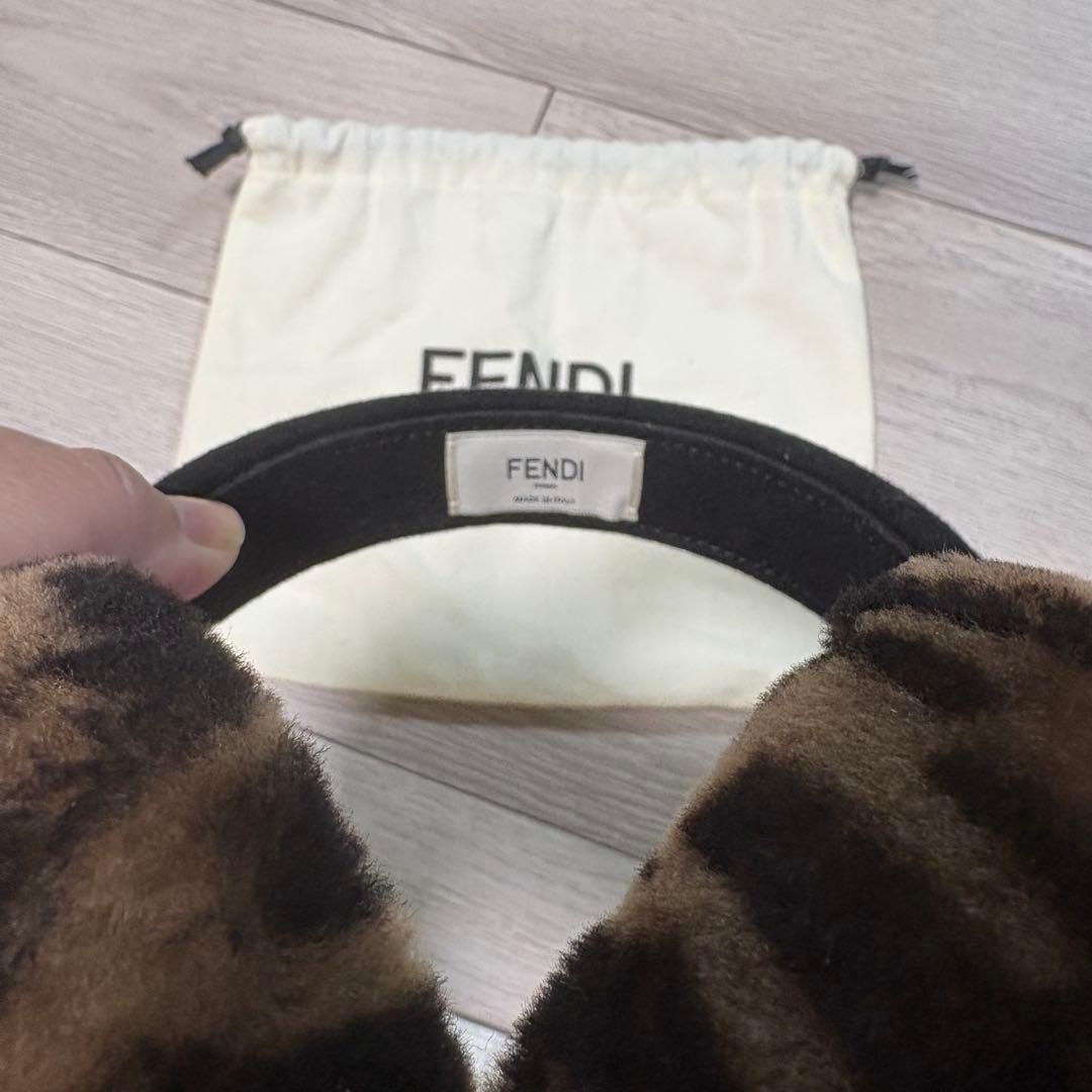 新品未使用　FENDI 耳あて・イヤーマフ ブラウン/ブラック