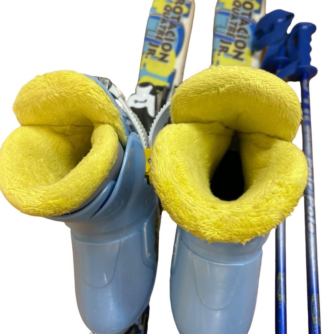 ③SWALLOW スキー板 3点セット ジュニア110cm 21cm