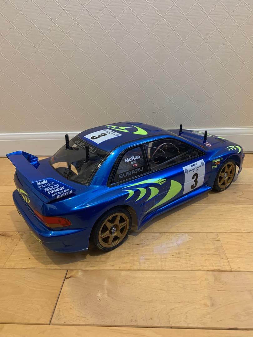タミヤ　1/10ラジコン　スバル　インプレッサ　TL-01シャーシ