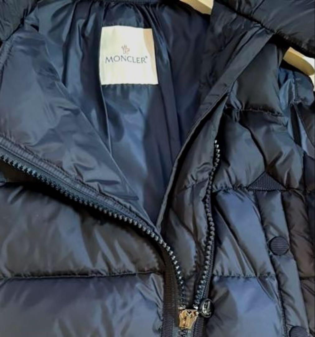 【MONCLER】モンクレール ブラックダウンベスト　レディース