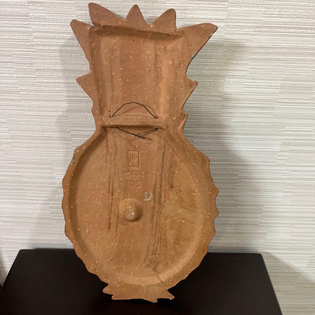 ジイガントフタ　パイナップル　陶板　北欧