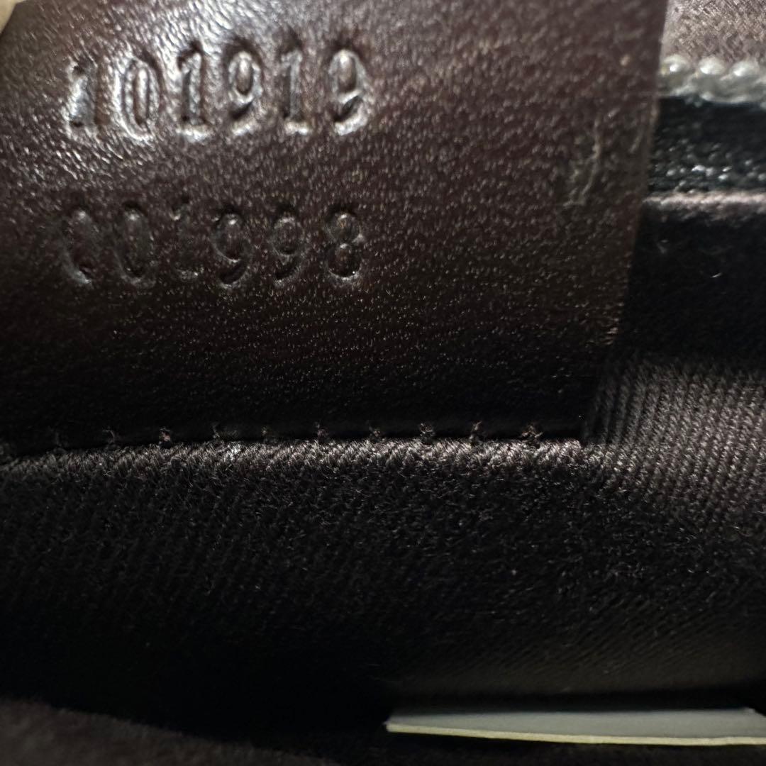 グッチ GGキャンパス トートバッグ ダークブラウン ポシェット付