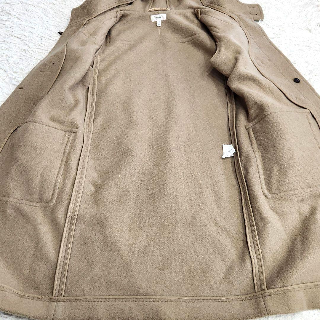 ハイク❣️ダッフルコート　サイズ3　ベージュ　ロング丈