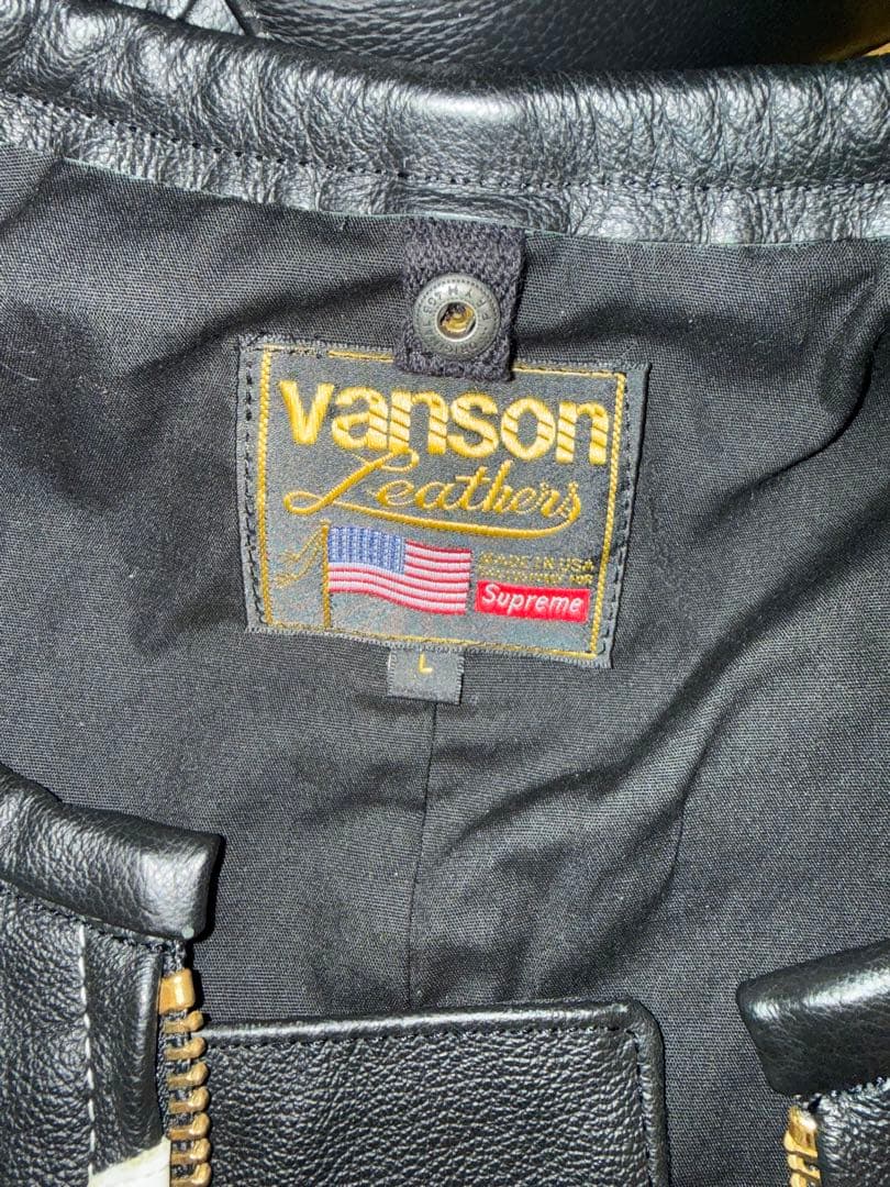 Supreme Vanson Leather Bones Jacket①