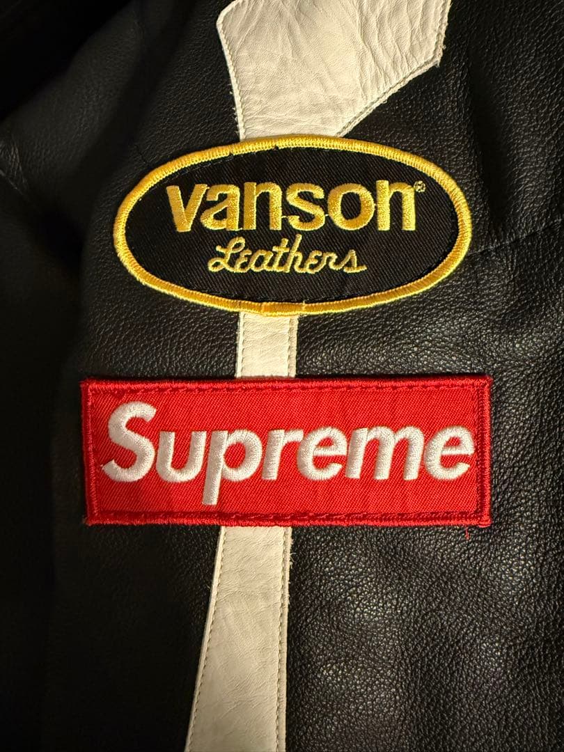 Supreme Vanson Leather Bones Jacket①