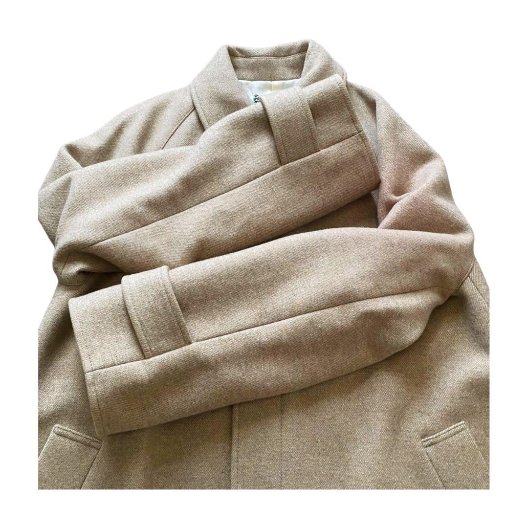 GALERIE VIE ギャルリーヴィー　ウールコットンツイードバルカラーコート