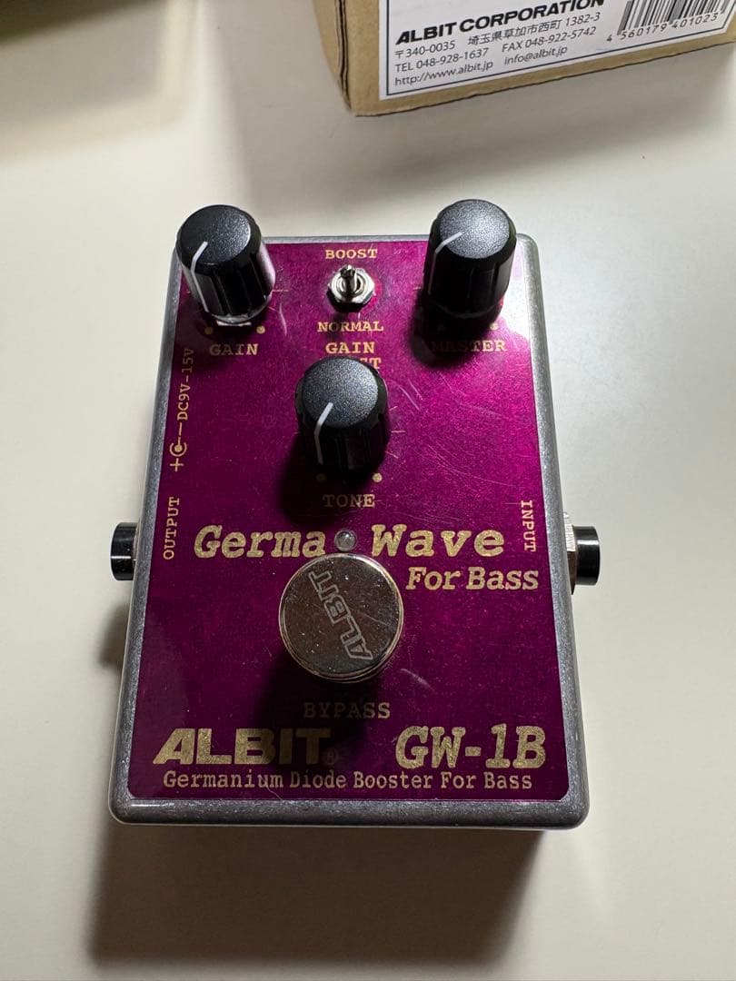 ベース ALBIT GW-1B Germanium Diode Booster
