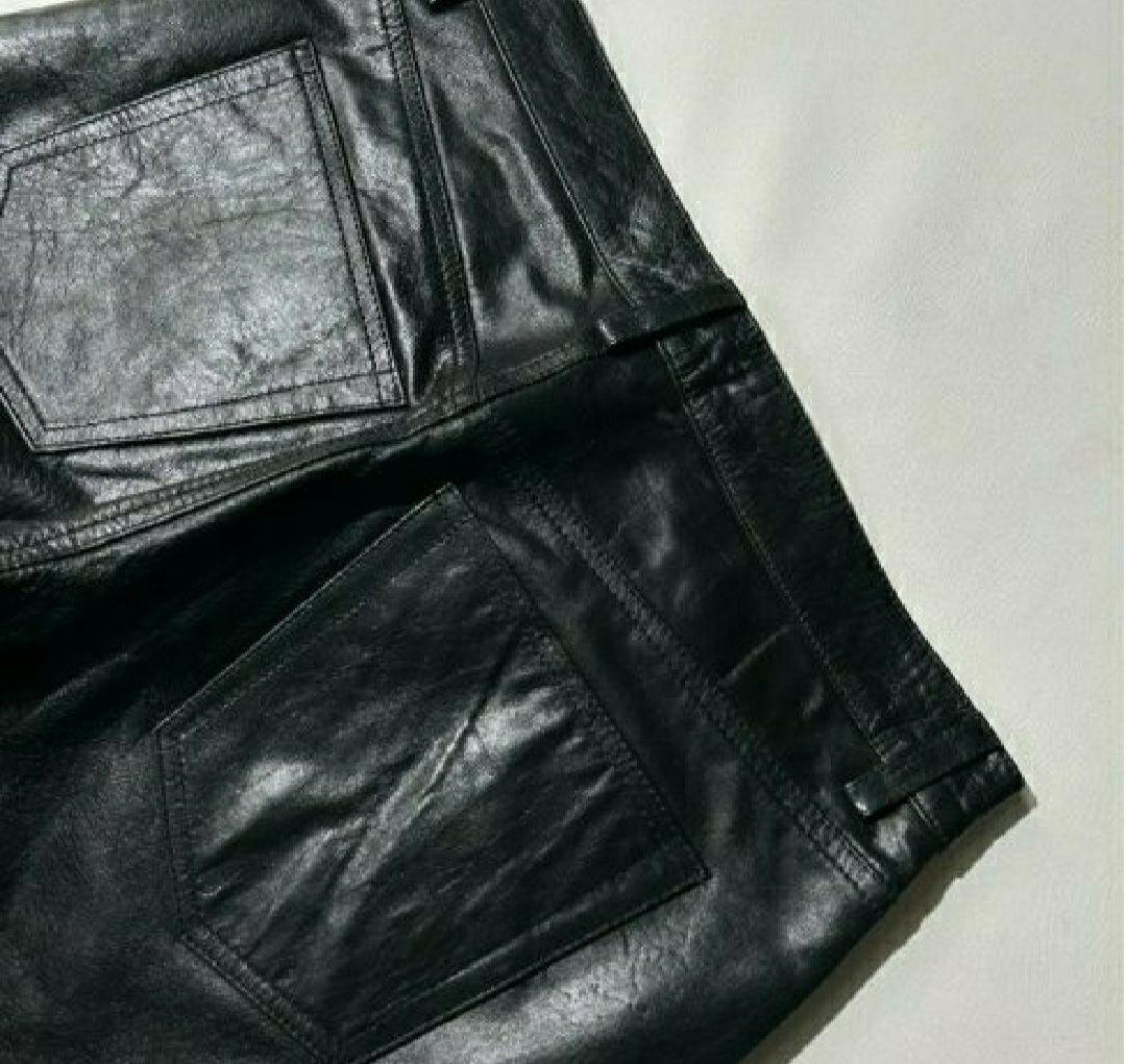 Leather Pants BLACK 実寸W33L31 レザーパンツ　ブラック
