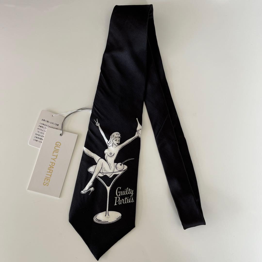ワコマリア　Guilty Parties ブラック ネクタイ