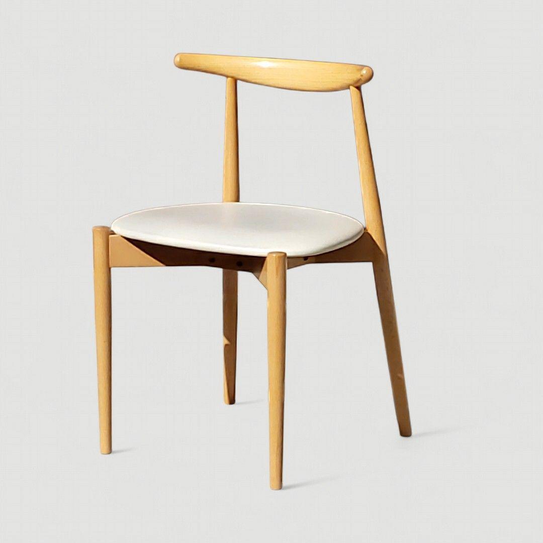 秋田木工 曲木 ダイニングチェア No.0808 IDC大塚家具 ホワイト ③