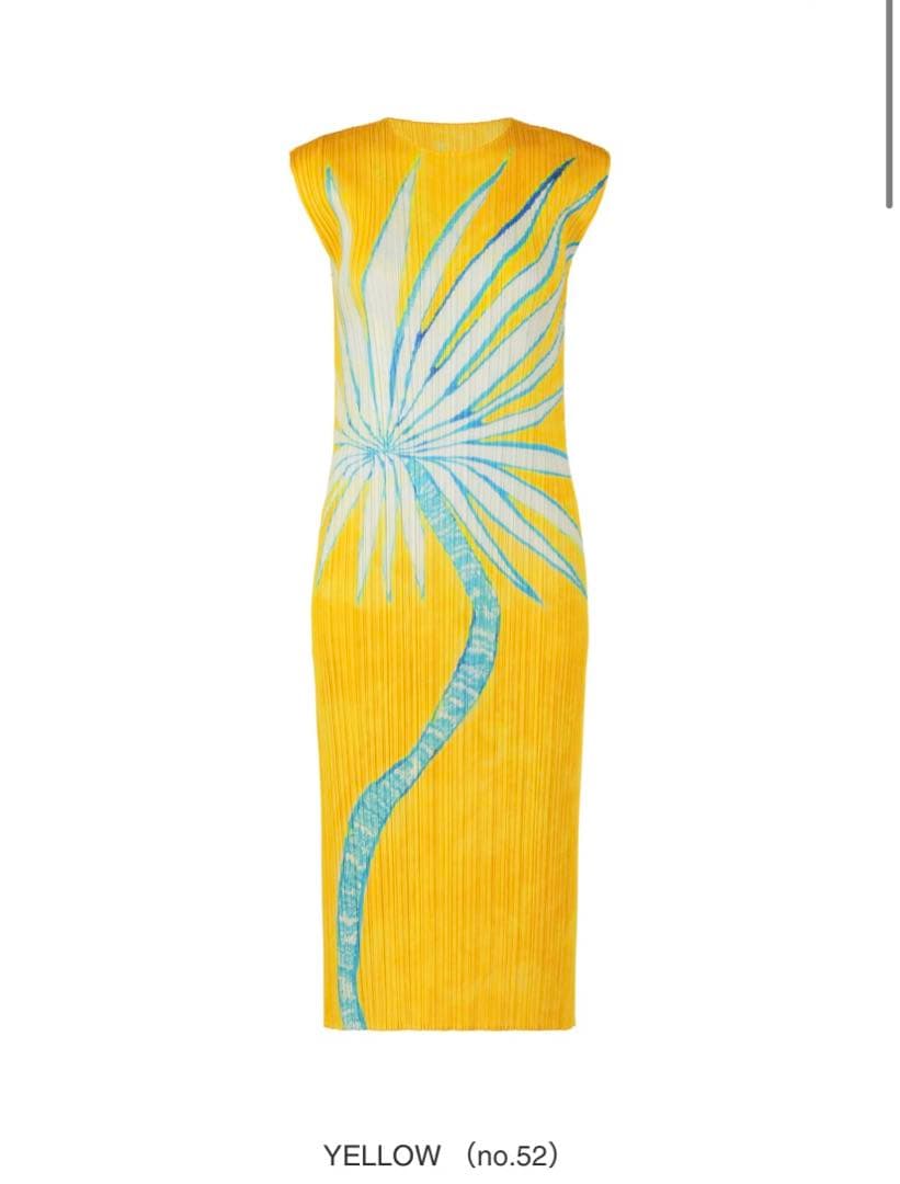 プリーツプリーズイッセイミヤケ　八月新品ワンピース