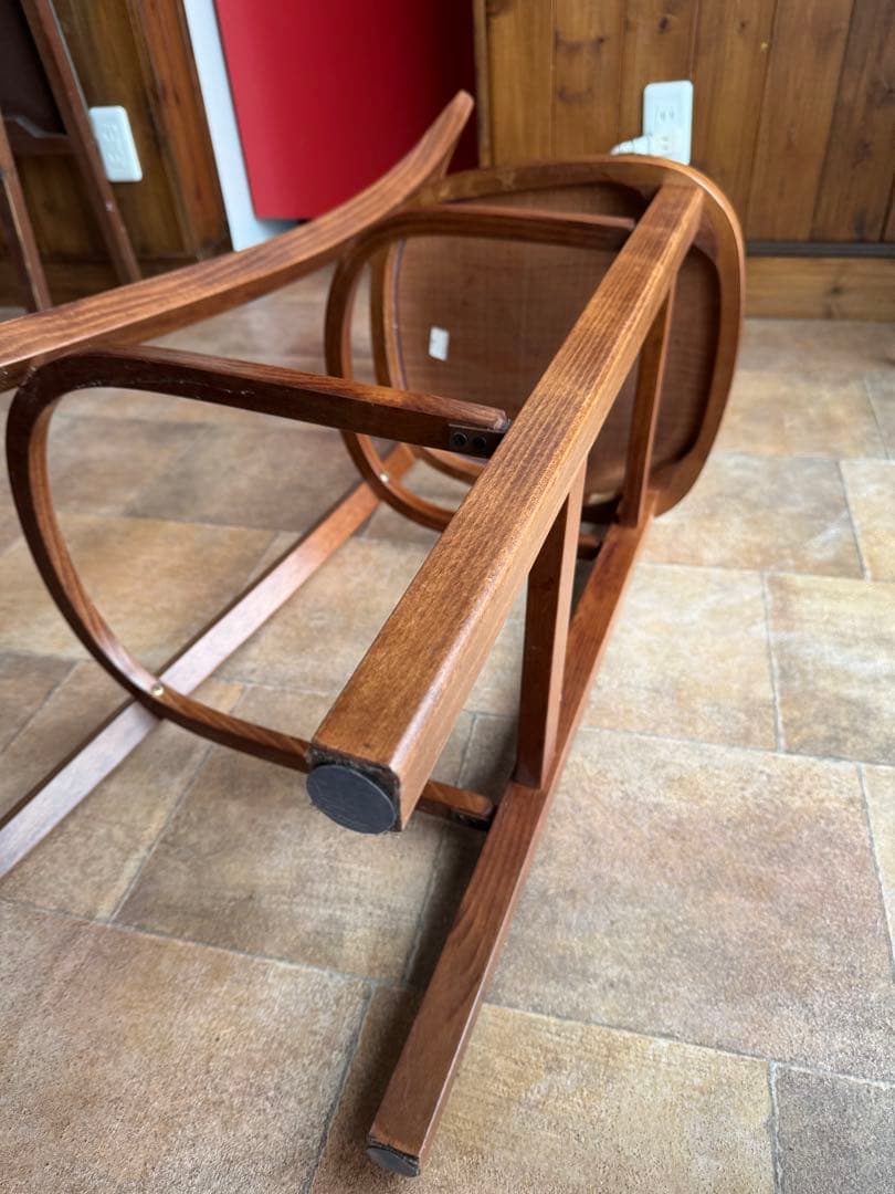 木製ブラウンバースツール