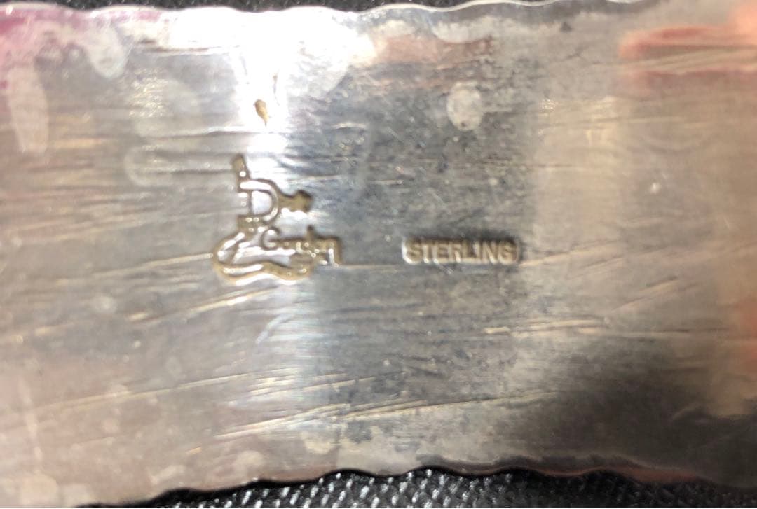 65g Delbert Gordon バングル　ヘヴィーゲージ　Navajo