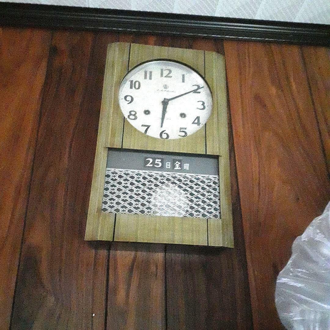 柱時計 ゼンマイ式