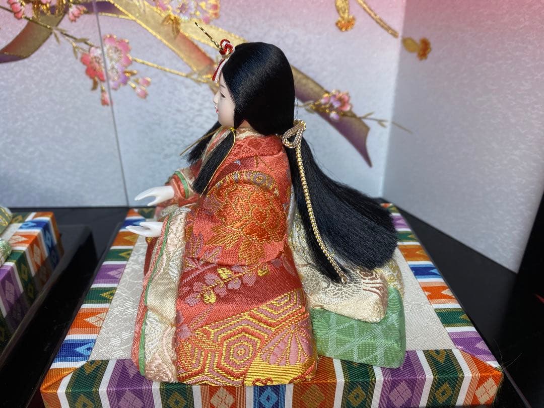 東京久月　木目込人形　ほのか　親王平飾り・頭　杉田明十志　原作・木目込　木村　綾