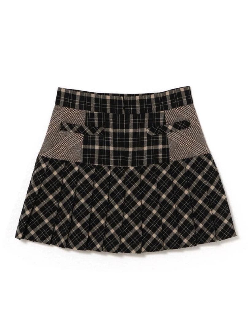 andmary Coco check pleats skirt Mサイズ