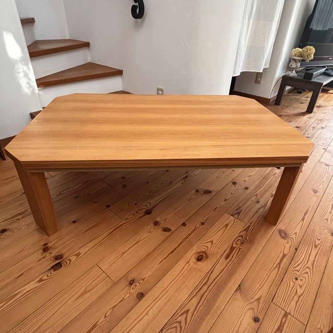 こたつ　モリモク　木製八角形電気こたつ