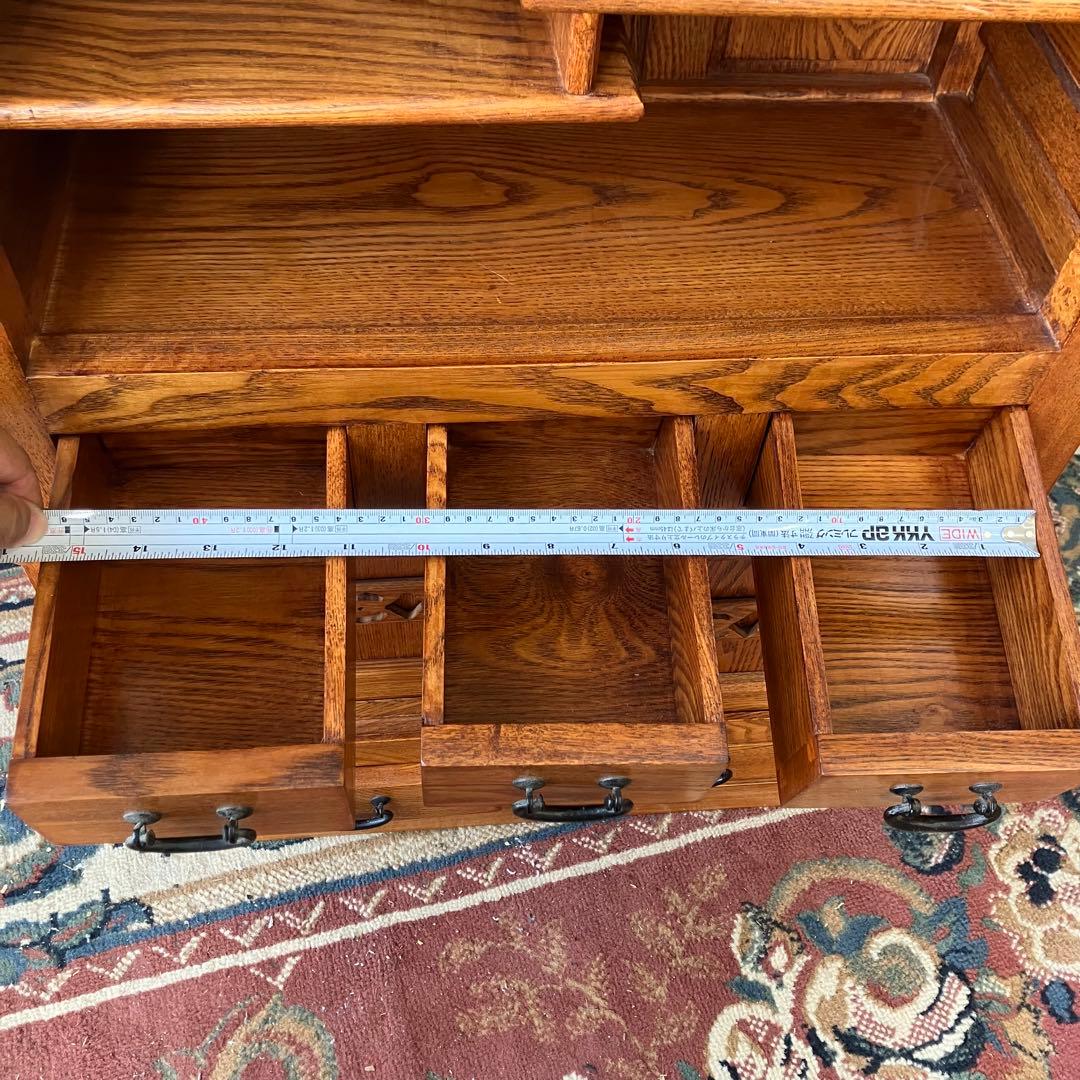 水屋箪笥 和箪笥 飾り棚 茶箪笥 欅材 ケヤキ 無垢材 古家具 時代家具 レトロ