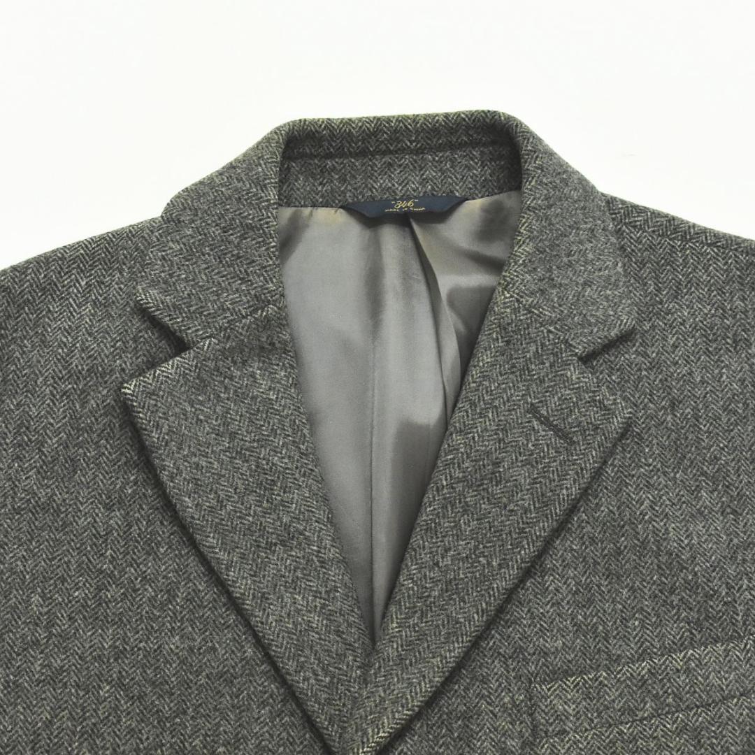 ブルックスブラザーズ 346 シングル チェスターコート ヘリンボーン柄